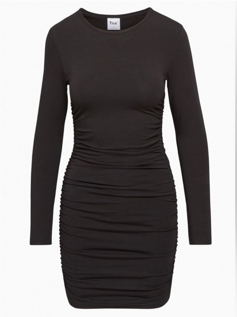 TNA Malibu long sleeve dress in grey - Picture 3 of 8
